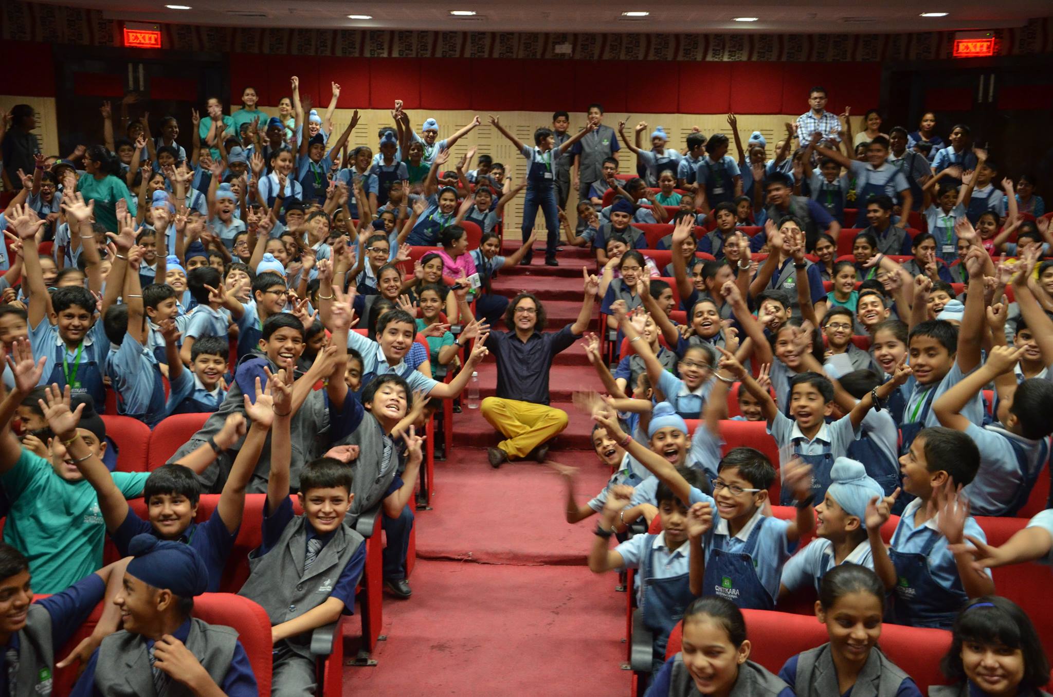 RJ Pankaj with Kids