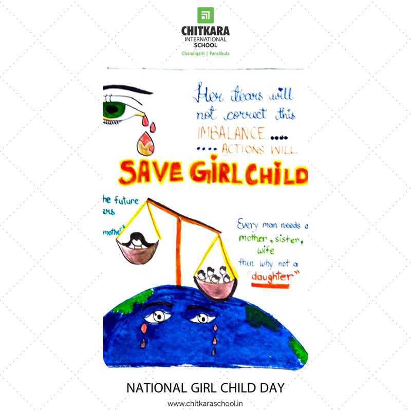 Poster Save Girl Child Poster Series 7 Wall Poster sl2044 (13x19 Inches,  Matte Paper, Multicolor) Fine Art Print - Art & Paintings posters in India  - Buy art, film, design, movie, music,